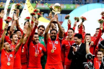 Así celebró la Roja el título de la China Cup