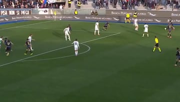 Loyola debutó en Italia y en su primera jugada hizo esto: clave para el gol del Pisa