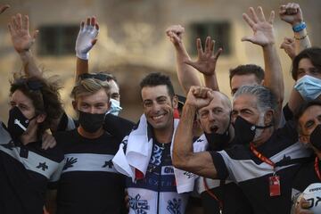 El ciclista italiano Fabio Aru se ha despedido del ciclismo profesional en La Vuelta.
