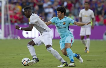 Pogba y Aleñá.