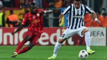 Bruma, en un partido con la camiseta del Galatasaray