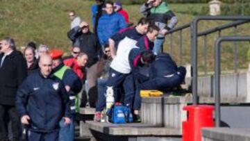 Médicos del Athletic reaniman a un familiar de Rico con un infarto