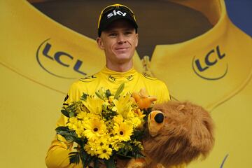 Tras ayudar a Wiggins el año anterior 2013 fue su año al conseguir su primer Tour de Francia.