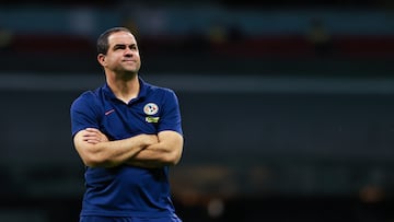  Andre Soares Jardine head coach of America during the Quarterfinals second leg match between Club America and Leon, as part of Torneo Apertura 2023 Liga BBVA MX, at Azteca Stadium, December 02, 2023, in Mexico City.