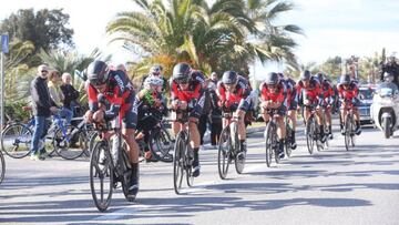 El BMC vuela y coloca a Caruso líder; el Movistar de Nairo, a 21"