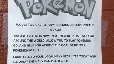 La marina de EE.UU utiliza Pokémon GO para reclutar