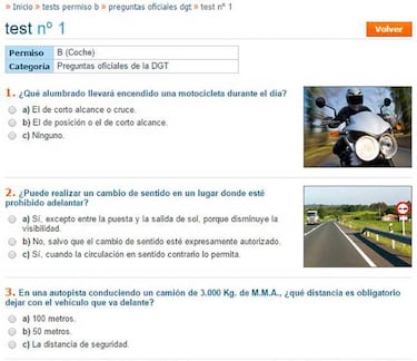 Cómo practicar con cientos de test de autoescuela desde tu ordenador