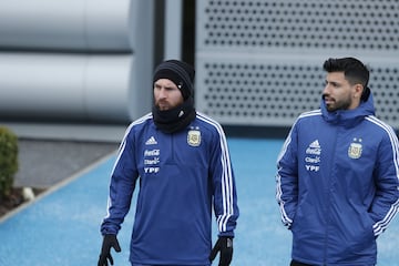 Manchester 21 marzo 2018
Entrenamiento de la Seleccin Argentina en el 
Manchester City Academy


Foto Ortiz Gustavo
