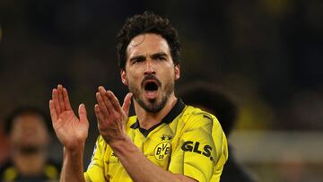 Mats Hummels celebra un gol con el Borussia Dortmund