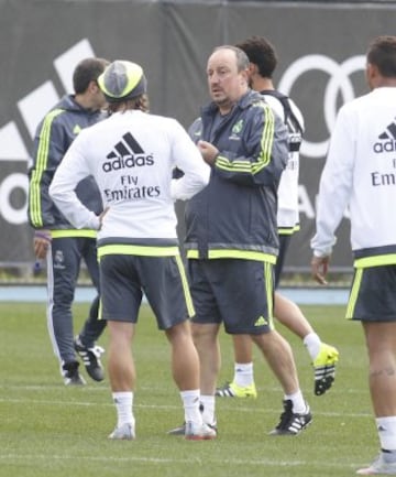 Rafa Benítez y Modric