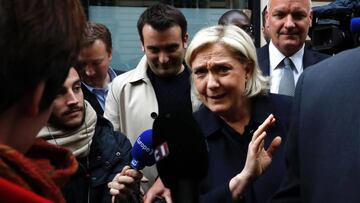 Marine Le Pen ataca a Zidane: "Con lo que gana, no me extraña que vote a Macron"