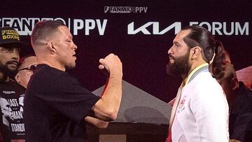 El cara a cara entre Nate D¨ªaz y Jorge Masvidal.