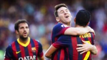 Messi volvi&oacute; a ser clave en la victoria del Barcelona.
