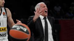 El entrenador del KK Partizan Zeljko Obradovic.