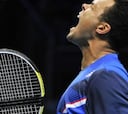El francés Tsonga impone su fuerza ante Mardy Fish