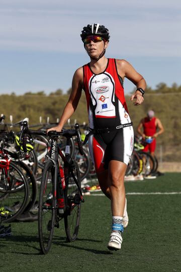 Leticia Menéndez fue la más rápida de este duatlón de carretera. 