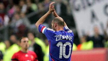 El último partido de Zidane en Francia fue contra La Volpe