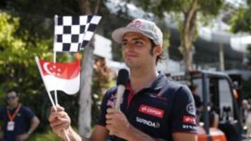 Carlos Sainz se siente optimista.