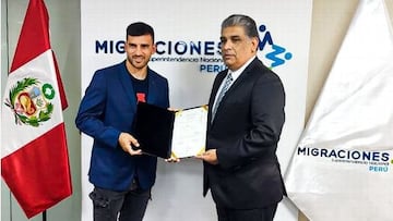Bernardo Cuesta consigue la nacionalidad peruana