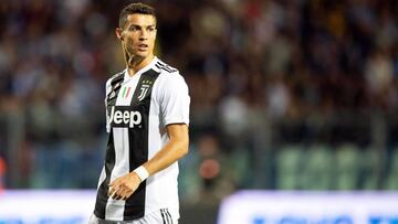 Cristiano Ronaldo during Juve&#039;s game against Empoli. 