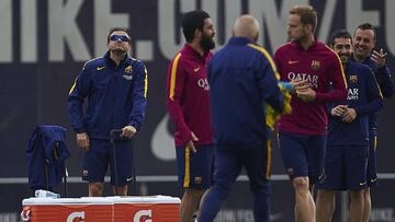 Entrenamiento del Barcelona