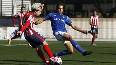 Mario Soriano, con el Atleti B.