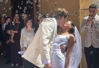 “Llorar de felicidad se da pocas veces y cuando caminé por la iglesia sentí que vivía un sueño”