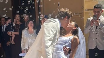 “Llorar de felicidad se da pocas veces y cuando caminé por la iglesia sentí que vivía un sueño”