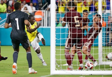 La Selección Colombia dirigida por el técnico encargado, Arturo Reyes, venció a la Venezuela de Rafael Dudamel en partido amistoso jugado en Miami