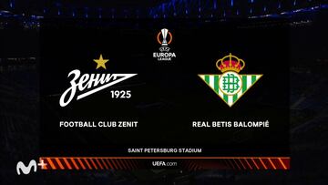 Resumen y goles del Zenit vs Betis, ida 1/16 Europa League