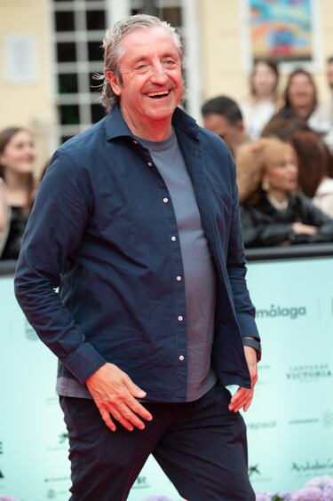 Josep Pedrerol durante el photocall de clausira del 29 Festival de Málaga en el Teatro Cervantes. 
 
