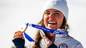 Downhill ski champion Breezy Johnson won more than just gold after experiencing an epic Olympic proposal in Cortina d’Ampezzo.