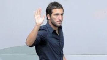 Higuaín se entrenó en Argentina.