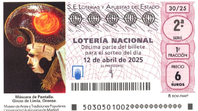 Lotería Nacional: comprobar los resultados del sorteo de hoy, sábado 12 de abril