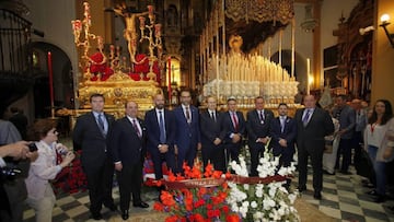 El Sevilla culmina sus ofrendas cofrades en San Bernardo