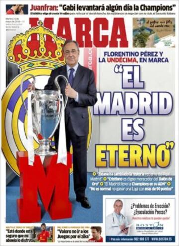 Portadas de la prensa mundial