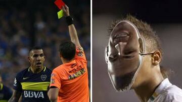 De Neymar a Tevez: 10 casos en que la efusividad costó una roja