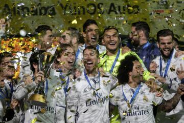 El Real Madrid, campeón del Mundial de Clubes.
