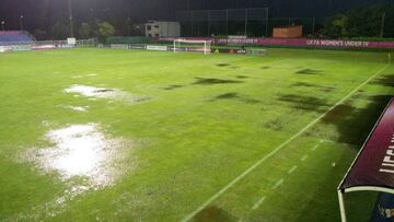 El campo de Senec (Eslovaquia) donde se disputó la final del Europeo Sub-19 femenino entre Francia y España.
