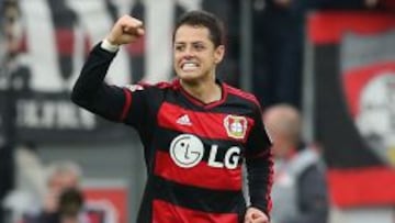 El Chicharito, mejor jugador del mes en la Bundesliga.