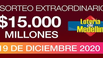 Sorteo Extraordinario Lotería de Medellín: Número 9085 - Serie 154, ganador del premio mayor
