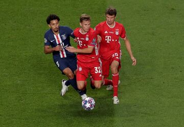 Marquinhos, Joshua Kimmich y Thomas Muller.