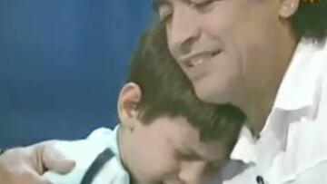 Maradona genera un sentimiento único: la reacción de este niño el día que le conoció
