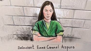 Emma Coronel es trasladada a presión en Texas
