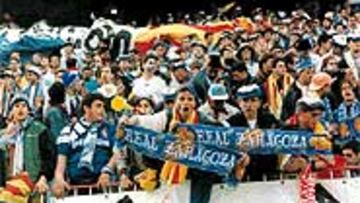 Los aficionados del Zaragoza no quieren perderse el partido que su equipo disputará el domingo ante el Numancia.