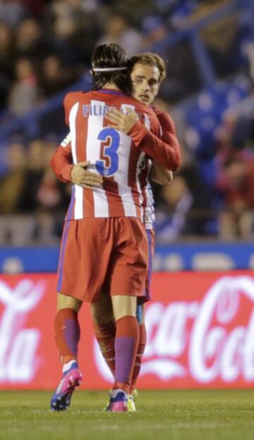 Griezmann empató el partido. 1-1.