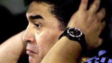 <b>TAN FELIZ. </b>Diego Armando Maradona durante su reciente visita a Suráfrica.