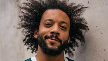 Marcelo, con la camiseta de Fluminense.