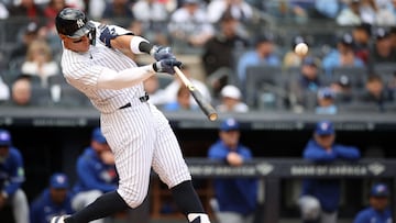 Aaron Judge es el primer jugador en la historia de la MLB con 10 o m¨¢s cuadrangulares y 50 o m¨¢s hits hasta abril