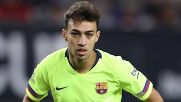 El delantero marroquí del Barcelona, Munir el Haddadi.